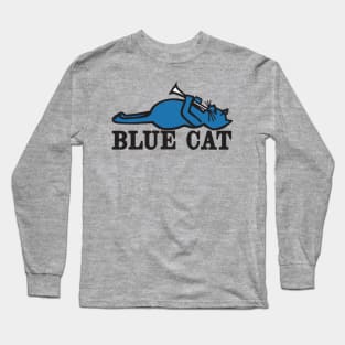 Blue Cat Records Long Sleeve T-Shirt